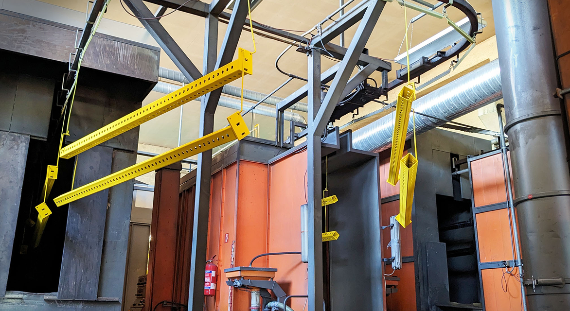 Priebežná lakovacia linka s trojstupňovou chemickou predúpravou